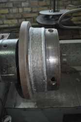 SURFACING OF CRANE WHEELS, BRAKE WHEELS, SHAFTS, ROLLERS AND A TENSION WHEEL OF TRACKED VEHICLES